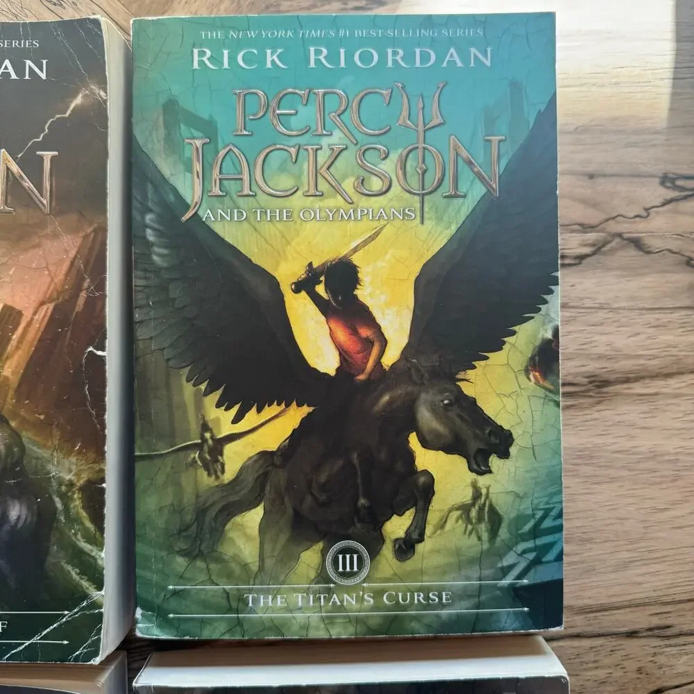 Percy Jackson and the Olympians by Rick Riordan (Books 1, 3, 4, & 5)